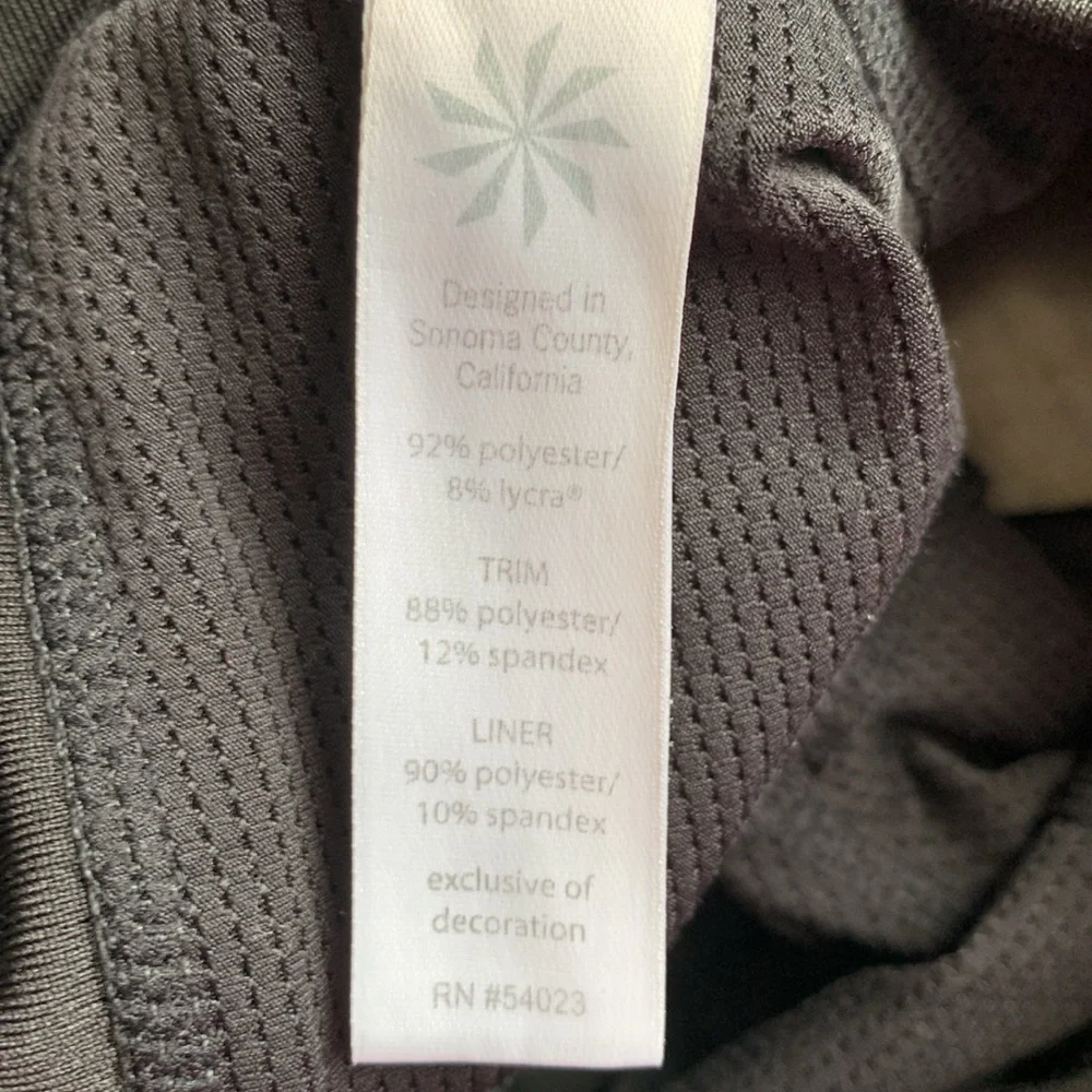 Athleta womens black skort skirt size large athletic pickleball tennis stretch - Picture 13 of 16